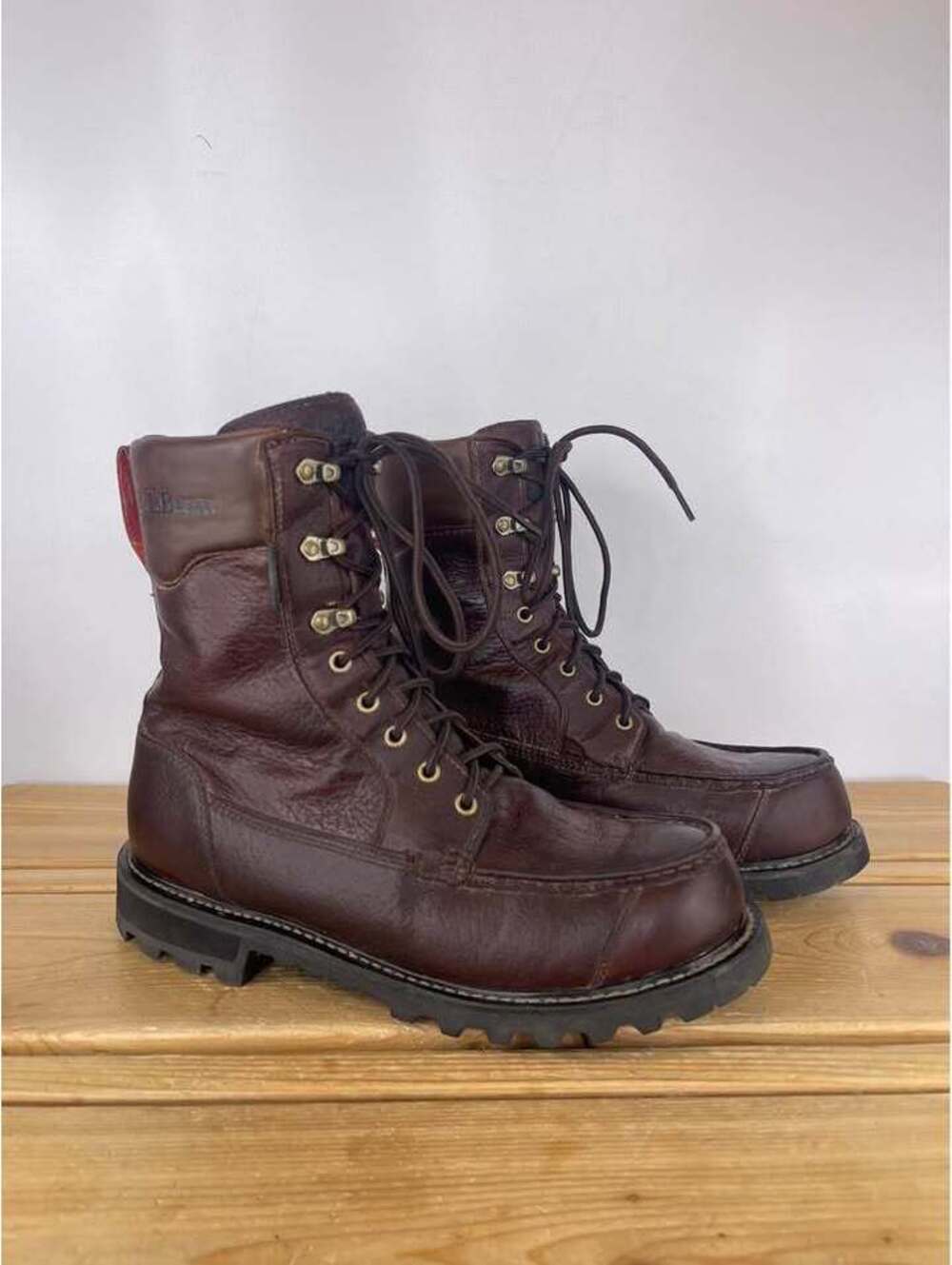 L.L. Bean Kangaroo Leather Men's 12 Wide Upland Boots